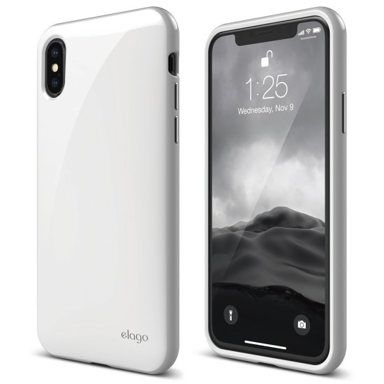 ELAGO Cushion Case for iPhone X - Jet White IN STOCK