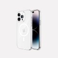 Sdouble Magnetic Protective Case for iPhone 15 Plus STOCK Clear