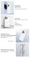 Sdouble Magnetic Protective Case for iPhone 15 Plus STOCK Clear