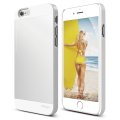 ELAGO Premium Hybrid Case for iPhone 6/6s White-Silver IN STOCK