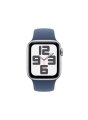 Watch SE GPS 40mm Silver Aluminium Case w. Denim Sport - M/L