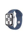 Watch SE GPS 40mm Silver Aluminium Case w. Denim Sport - M/L