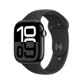 Series 10 42mm Jet Black Alum. Case with Black SB S/M - STOCK