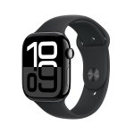 Series 10 42mm Jet Black Alum. Case with Black SB S/M - STOCK