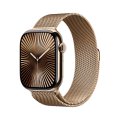 Series 10 42mm Gold Titanium Case with Gold Milanese Loop
