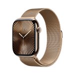 Series 10 42mm Gold Titanium Case with Gold Milanese Loop