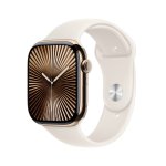 Series 10 46mm Gold Titanium Case with Starligh Sport Band - M/L