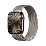 Series 10 46mm Natural Titanium Case with Stone Sport Band - S/M