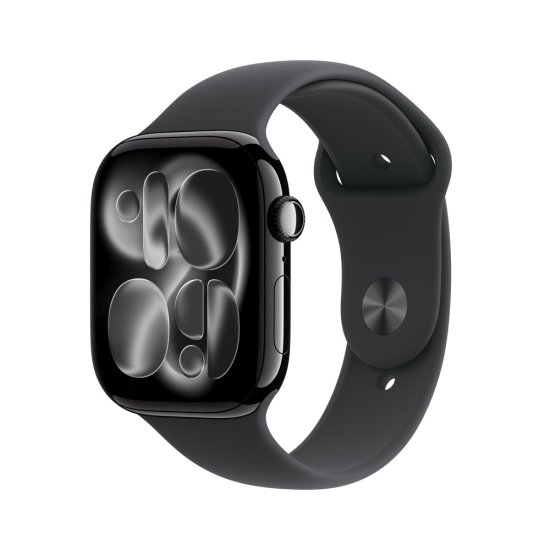 Series 11 GPS 46mm Jet Black Alu. w. Black Sport Band - STOCK