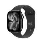 Series 11 GPS+Cell 42mm Jet Black Alu. w. Black Sport Band