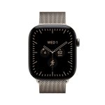 Watch Series 12 GPS+Cell 42mm Natural Titanium. w. Milanese Loop