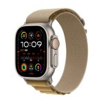 Apple Watch Ultra 2 49mm Natural TI w. Tan Alpine Loop