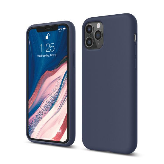 iPhone 11 Pro Max Premium Silicone Case 6.5" Blue IN STOCK