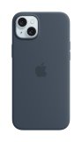 iPhone 15 Plus Silicone Case with MagSafe - Storm Blue