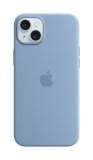 iPhone 15 Silicone Case with MagSafe - Winter Blue