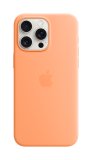 iPhone 15 Pro Silicone Case with MagSafe - Orange Sorbet