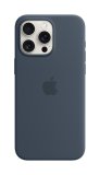 iPhone 15 Pro Silicone Case with MagSafe - Storm Blue