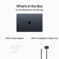 15" MacBook Air M2 8c CPU & 10c GPU 512GB Midnight GR/EN STOCK