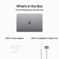 15" MacBook Air M2 8c CPU & 10c GPU 256GB Space Gray GR/EN STOCK
