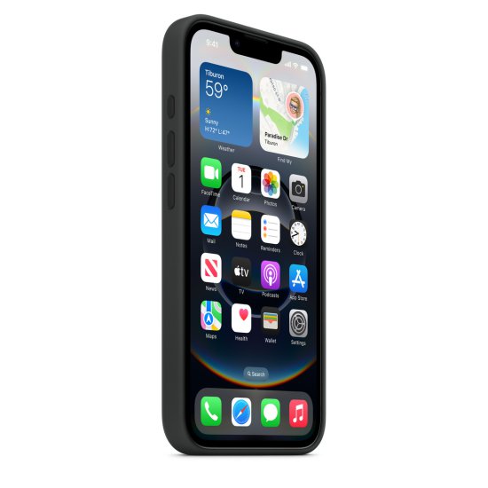 iPhone 16e Silicone Case Black