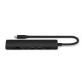 Satechi USB-C SLIM MULTI-PORT WITH ETHERNET Black - IN STOCK