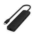 Satechi USB-C SLIM MULTI-PORT WITH ETHERNET Black