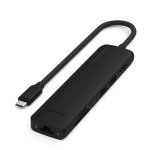 Satechi USB-C SLIM MULTI-PORT WITH ETHERNET Black - IN STOCK