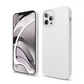 iPhone 12 / 12 Pro 6.1" Silicone Case (White) IN STOCK
