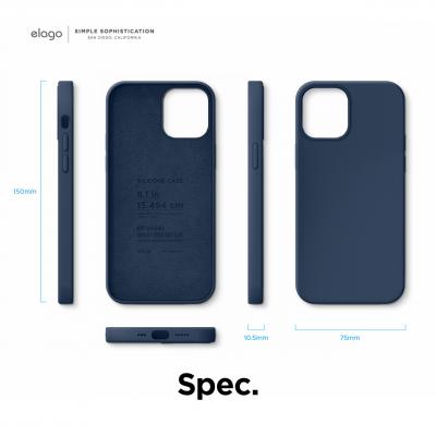 iPhone 12 / 12 Pro 6.1" Silicone Case (Blue) IN STOCK