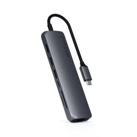Satechi USB-C SLIM MULTI-PORT WITH ETHERNET Space Gray