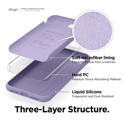 Elago Liquid Silicone Case Lavender IN STOCK