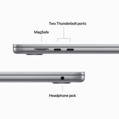 15" MacBook Air M2 8c CPU & 10c GPU 256GB Space Gray GR/EN STOCK