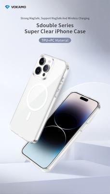 Sdouble Magnetic Protective Case for iPhone 15 Pro Max STOCK CLR