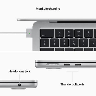 13.6" MacBook Air M3 8cCPU/8cGPU/256GB/16GB Silver