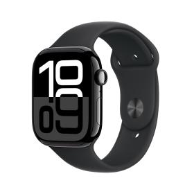 Series 10 42mm Jet Black Alum. Case with Black SB S/M - STOCK