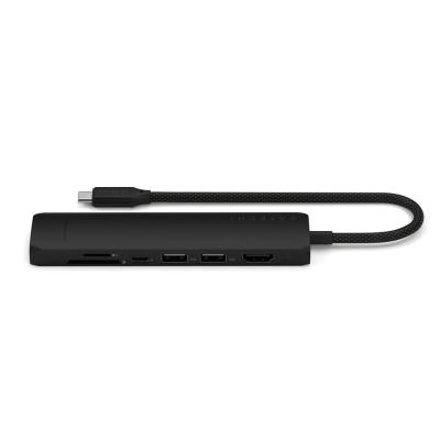 Satechi USB-C SLIM MULTI-PORT WITH ETHERNET Black - IN STOCK