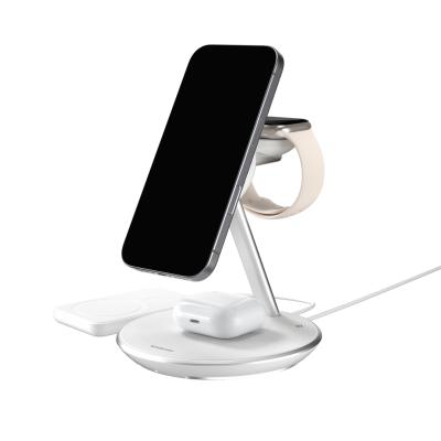 Power Station 5in1 Wireless Charging Stand (Qi2) White IN STOCK