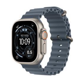 Ultra 3 GPS+Cellular 49mm Natural Ti w. Anchor Blue Ocean Band