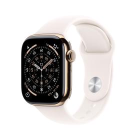 Series 11 GPS+Cell 42mm Gold Ti. w. Light Blush Sport Band