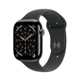 Series 11 GPS+Cell 46mm Slate Ti. w. Black Sport Band