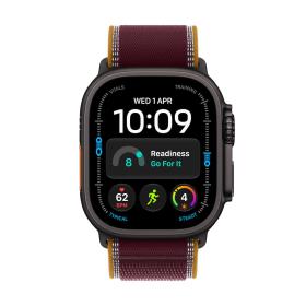 Ultra 4 GPS + Cellular 49mm Black Titan. w. Trail Loop Burgundy